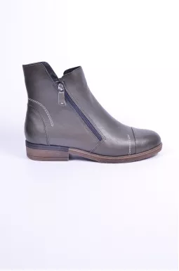 Ботинки кожаные демисезонные  больших размеров