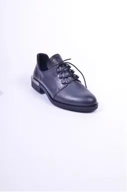 Туфли кожаные на шнуровке больших размеров