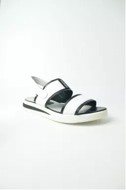 Шкіряні босоніжки літні великих розмірів 