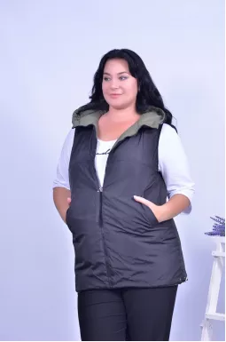 Жилет двухсторонний цветной батал