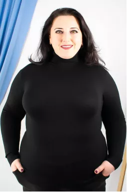 Гольф під горло в`язаний в різних кольорах