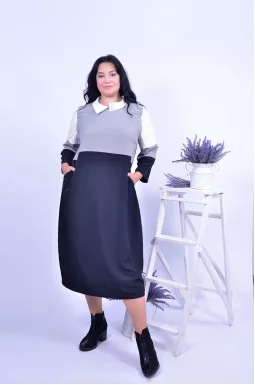 Сукня в офіс батал