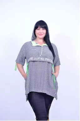 Стильная туника с коротким рукавом