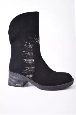 Полусапоги замшевые демисезонные больших размеров