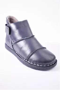 Ботинки зимние кожаные