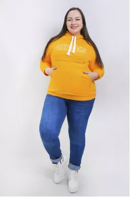 Худі з капюшоном батал