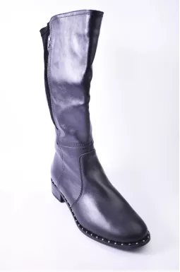 Зручні зимові шкіряні чоботи великих розмірів