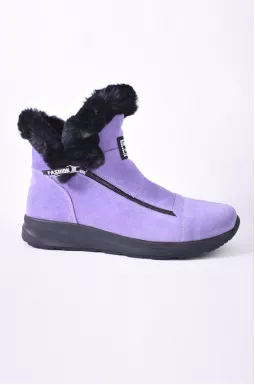Ботинки зимние замшевые больших размеров