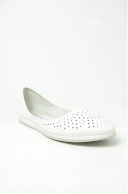 Балетки летние с перфорацией больших размеров