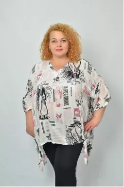 Стильна блуза з цікавим принтом