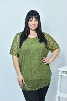 Блуза-двійка прямого крою