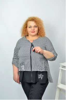 Блуза повсякденна батал