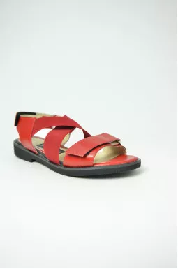 Шкіряні босоніжки великих розмірів 