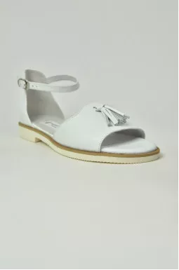 Стильные босоножки кожаные больших размеров