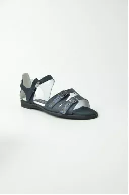 Шкіряні босоніжки жіночі великих розмірів 