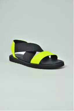 Літні шкіряні босоніжки великих розмірів 