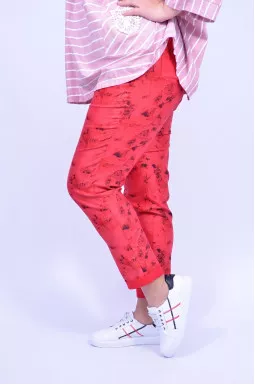 Брюки с принтом