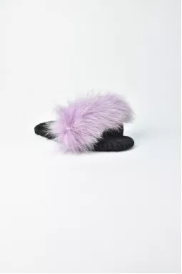 Меховые комнатные тапочки больших размеров