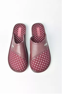 Кімнатні капці в горох великих розмірів