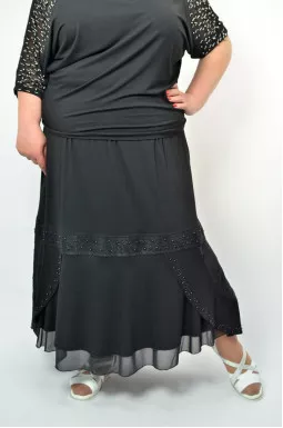 Нарядная длинная юбка супер батал