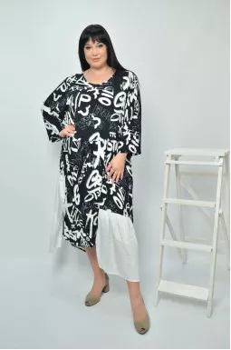 Платье повседневное   супер батал