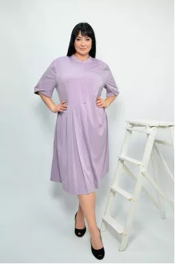 Ніжна сукня міді  батал