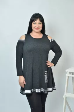 Туника с открытыми плечами