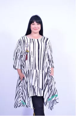 Туника нарядная батал