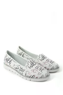 Легкие балетки с надписью больших размеров