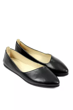 Классические кожаные балетки больших размеров