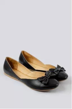 Балетки з бантиком великих розмірів