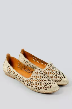 Балетки бежеві великих розмірів