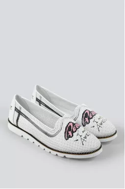 Балетки з принтом великих розмірів