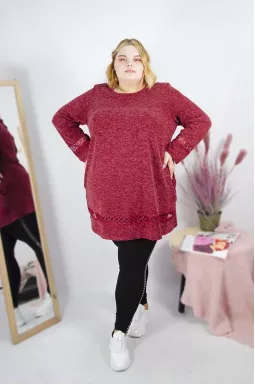 Блуза з прикрасою супер батал