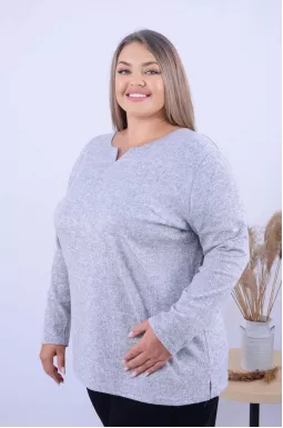 Блуза довга тепла супер батал