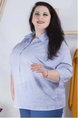 Блуза довга батал