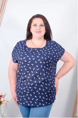 Блуза без рукава супер батал