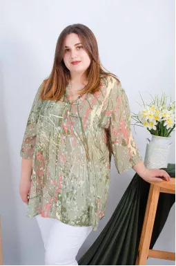 Туніка сорочка штапель  супер батал