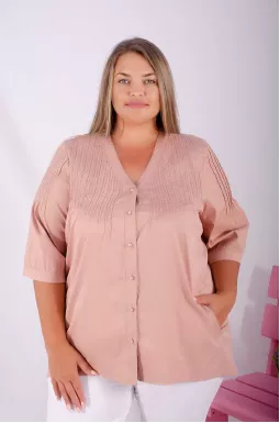 Блузка длинная супер батал