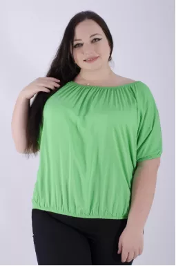 Блузка короткая супер батал