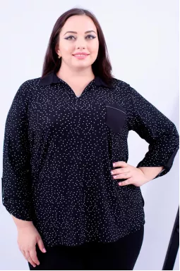 Блузка длинная супер батал