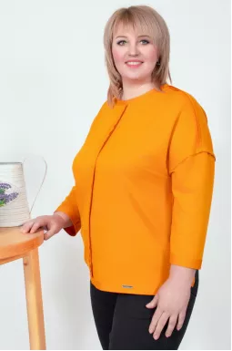 Блуза довга в різних кольорах батал