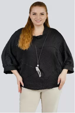 Блуза с украшением больших размеров