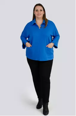 Блуза з прикрасою великих розмірів