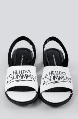 Шкіряні босоніжки "Hello Summer" великих розмірів