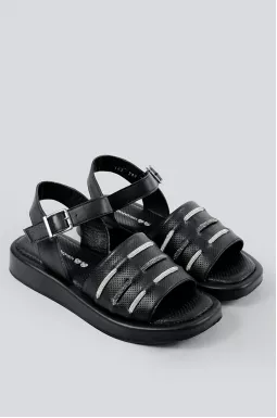 Зручні сандалі з декором великих розмірів