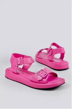 Сандалі малинові великих розмірів