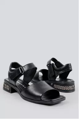 Босоніжки декоровані принтом великих розмірів