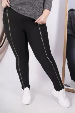 Брюки-бананы с молниями