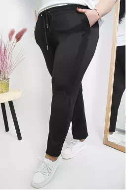 Брюки трикотажные на резинке супер батал